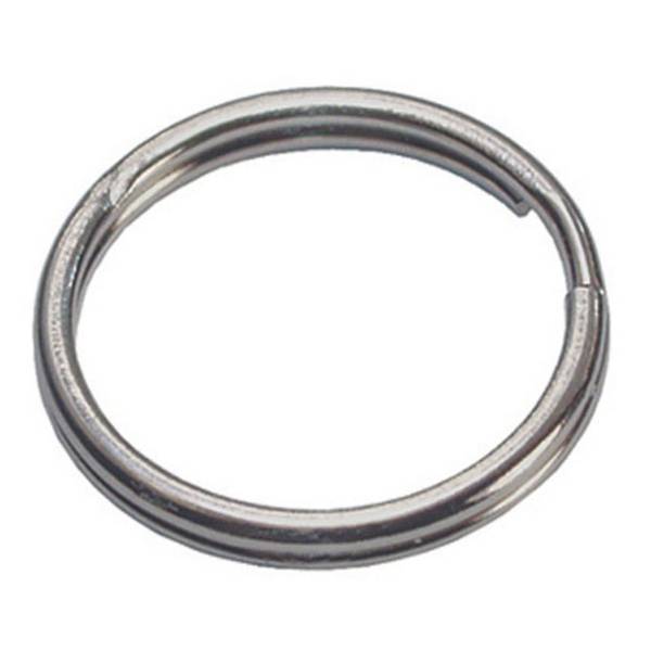 Lucky Line 1-1/8 Inch Split Key Rings Nickel-Plated - 100 Pcs - Display