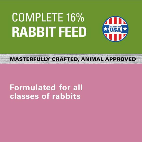 Agrimaster 40 lb Complete 16% Rabbit Feed - 4490 | Blain's Farm