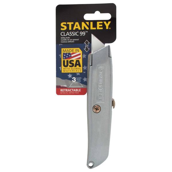10 Pcs x Stanley 10-099 Retractable Utility Cutter for Work Use