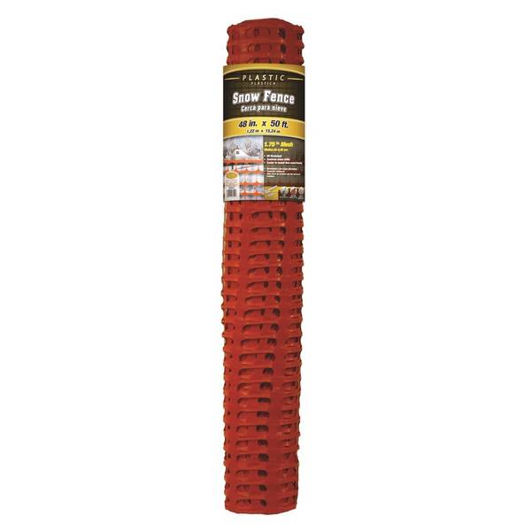 MaxiGrid Economy Orange Snow Fence 889220A Blain's Farm & Fleet