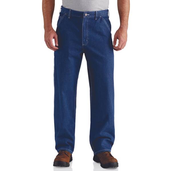 Carhartt Men's Loose Fit Work Jeans, Darkstone, 33x30 - B13DST-33-30 ...