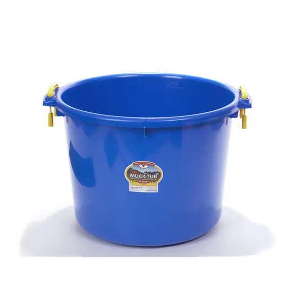 40-qt Plastic Muck Bucket with Rope Handles in Red - Buckets