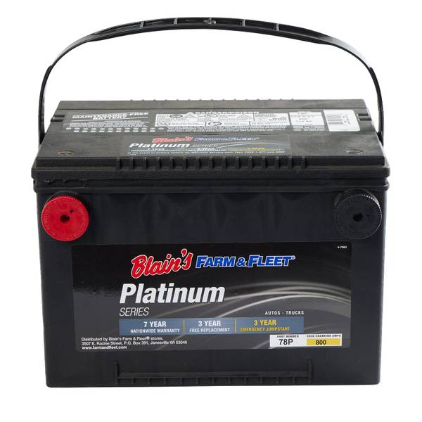 Photo of Platinum Automotive Battery, Group Size 78, 800 CCA, 115 RC