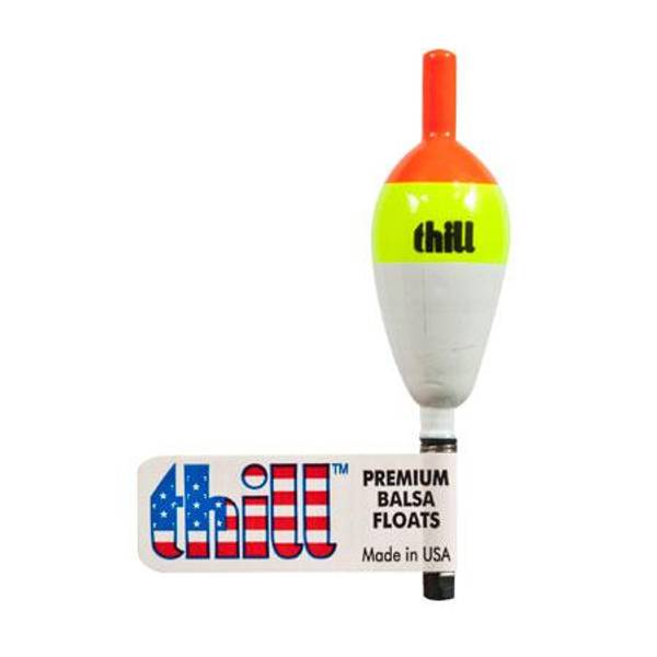 Thill Floats America's Favorite Float Fishing Bobber with Buoyant Balsa  Wood Body, Great for All Fish Species, Fishing Gear and Accessories, 5-Pack  Assorted, Slip Float : : Sports & Outdoors