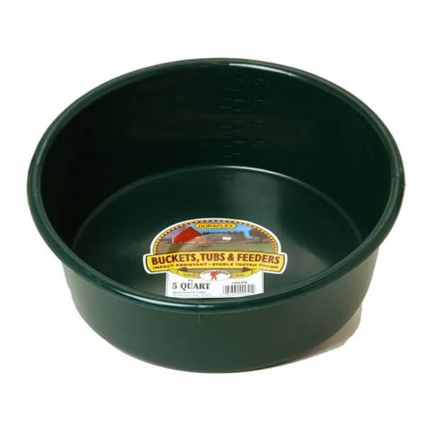Green 2-Pack Little Giant P3 Green Feed Pan 