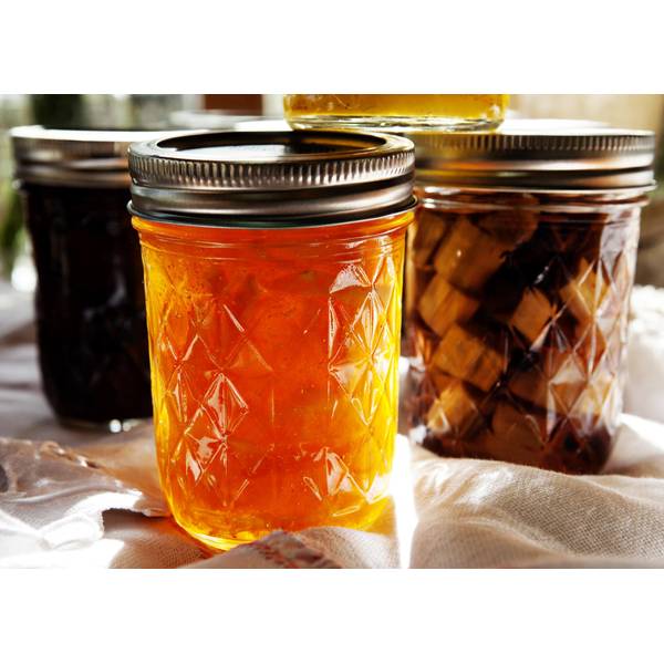 8 oz Quilted Jelly Jars w/ Lids - 12 Pk by Ball at Fleet Farm