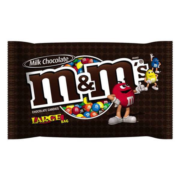 M&M's Dark Chocolate Candy, Family Size - 18 oz Bulk Bag