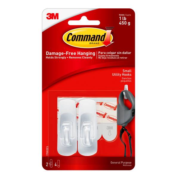 Hillman Large Clear Suction Cup Hooks, Easy to Remove, 3-pc