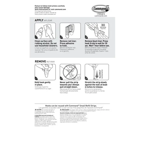 Hillman Safety Cup Hook, Half Hook and Half Screw, 1-1/4-in, White