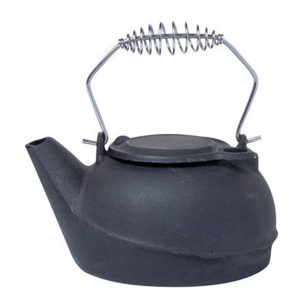 Fireplace & Hearth Cast Iron Dog Wood Stove Steamer - Black