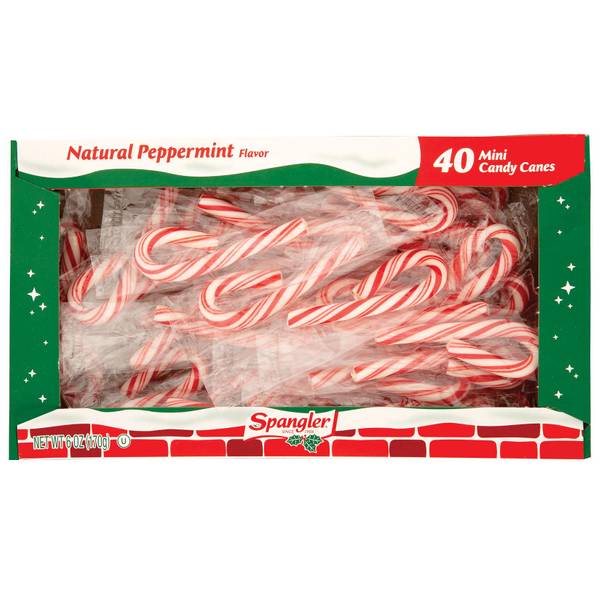 Mini Candy Canes Box, Peppermint Candy