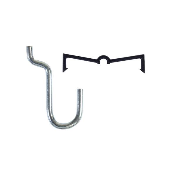 Crawford Products Straight Pegboard Hooks, Heavy-Duty, 1/4 x 4-In