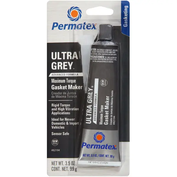Permatex Ultra Gray Rigid High - Torque RTV Silicone Gasket Maker