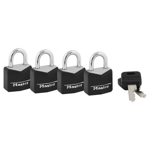 Master Lock Standard Dial Combination Padlock 1500T, 1-7/8 inch wide, Pack  of 2