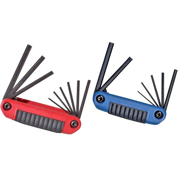 EKLIND 22-Piece Double Ball-Hex L-Key Set - Extra Long SAE & Metric Allen Wrenches