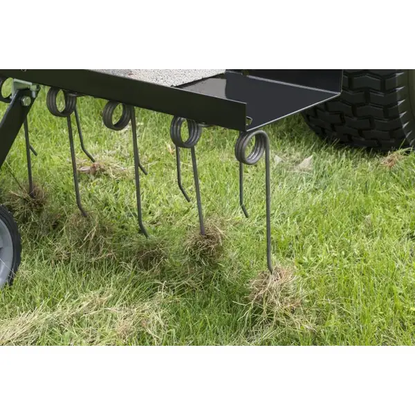 Details about   Agri Fab 40 Inch Lawn Dethatcher Tow Behind Riding Mower Tractor Attachment Rake 