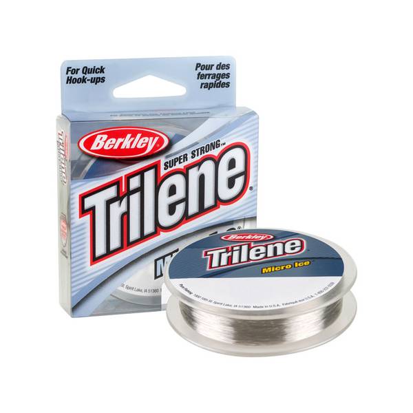 Berkley Trilene Clear Micro Ice Fish Line Pony Spool, 6 lb - 1004412 ...