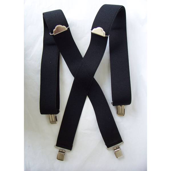 Work n' Sport Men's 2" Casual Suspenders 800210BK Blain's Farm & Fleet