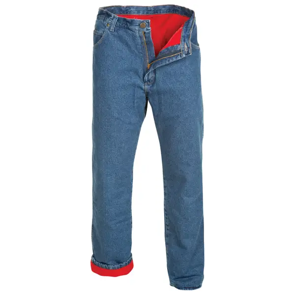 Wrangler Jeans Men's 33x30 Medium Wash Fleece Lined Relaxed Fit