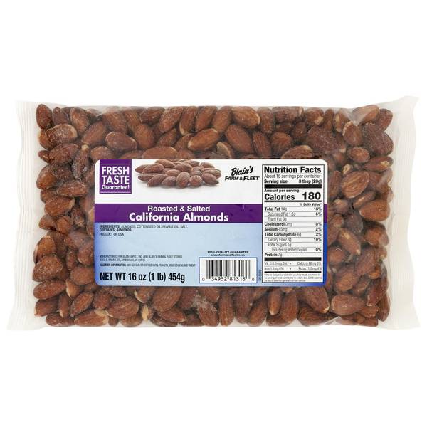 Photo of 16 oz Roasted and Salted California Almonds