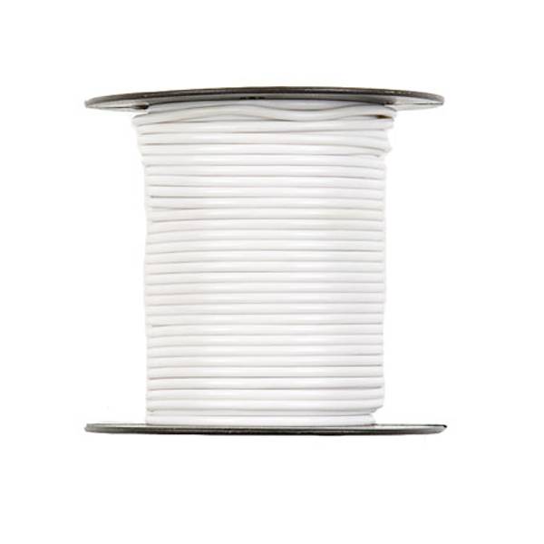 Photo of 100' White Spooled 18 Gauge Primary Wire
