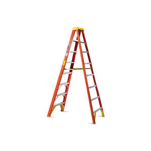 Werner Type 1A Fiberglass Step Ladder, 8' - 6208 | Blain's Farm & Fleet