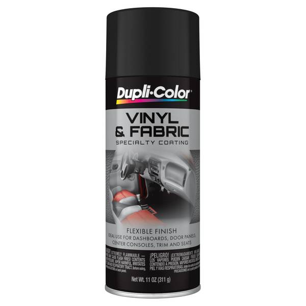 Photo of 11 oz Flat Black Vinyl & Fabric Spray