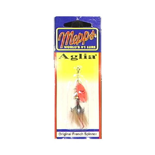 Vintage Mepps Aglia 0 Dressed (squirrel tail), 3/32oz Copper spinning lure  #13517