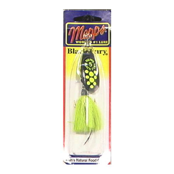 Mepps Black Fury Chartreuse Dressed Fishing Lure - BF5T-CH