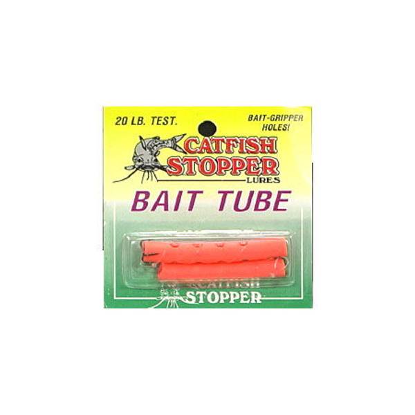 Catfish Stopper Lures Orange Bait Tube - CBT2PK-16