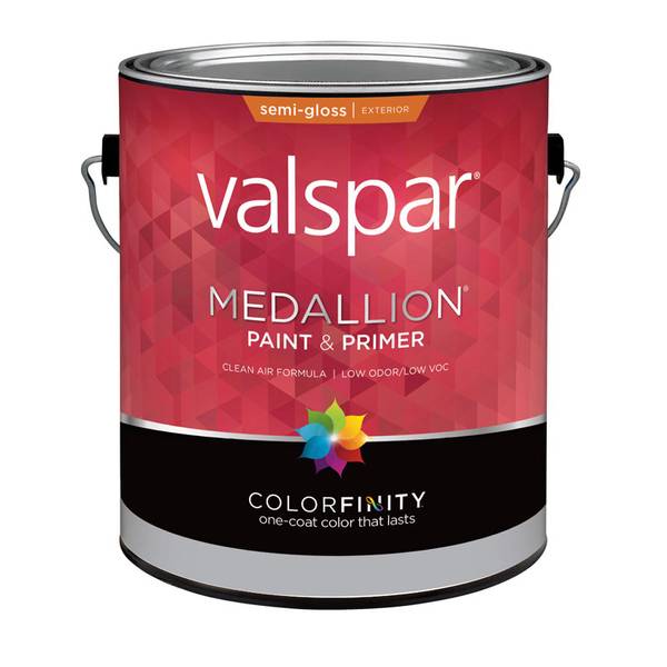 Valspar 1 Gallon Medallion Exterior Semi Gloss Latex House and Trim