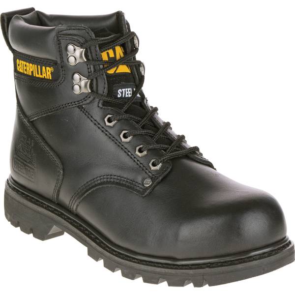 Caterpillar Men's Second Shift Steel Toe Work Boot Black, Size: 10-W