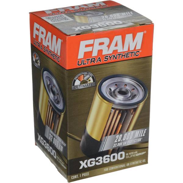 FRAM XG3600 Ultra Synthetic Oil Filter Spin-On