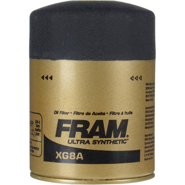 FRAM XG8A Ultra Synthetic Oil Filter Spin-On