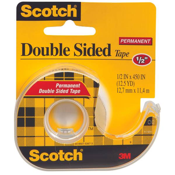 Double-Sided Tape with Dispenser - 3 ct - The School Box Inc