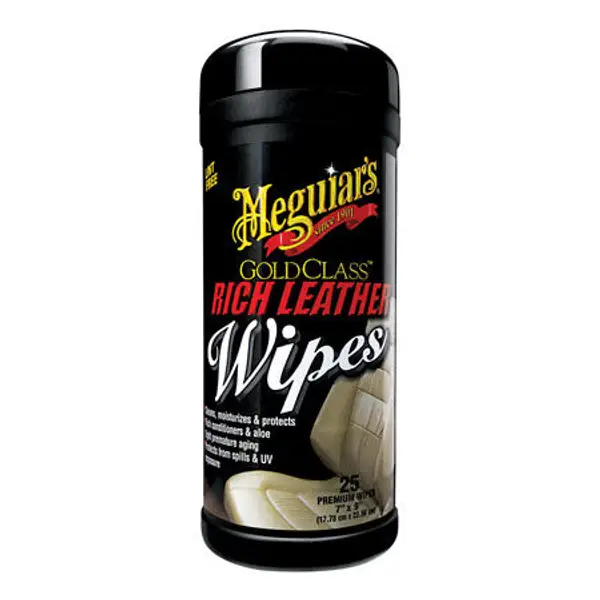 Meguiar's Gold Class Rich Leather Wipes - G-10900