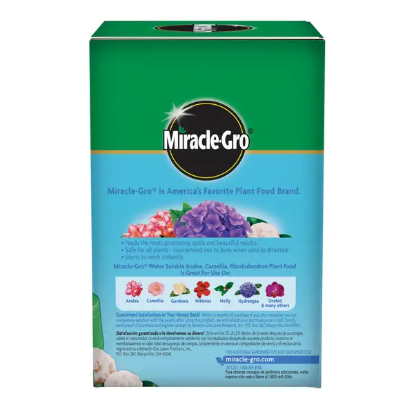 Miracle-Gro Water Soluble Azalea, Camellia, Rhododendron Plant Food, 1.5 lb  - 1000701 | Blain's Farm & Fleet