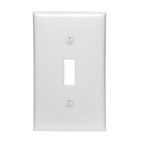 Leviton 1 Gang 1 Toggle Commercial Grade Nylon Wallplate