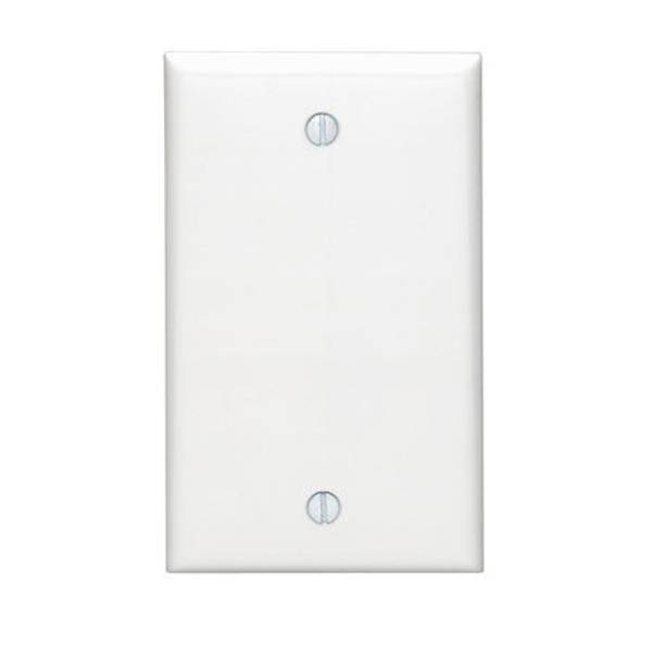 Leviton 1 Gang 1 Blank Box Mount Nylon Wall Plate, White 0028071400W Blain's Farm & Fleet