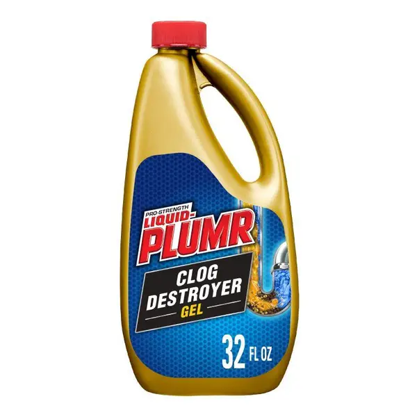 Drano Liquid Drain Clog Remover and Cleaner for Shower or Sink Drains  Unclogs and Removes Hair Soap Scum Blockages, Multi, 32 Fl Oz