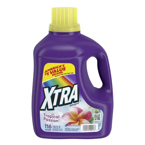XTRA 139.2 Fl oz Tropical Passion Liquid Laundry Detergent