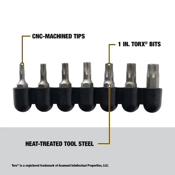 DEWALT 7-Piece TORX Bit Tip Set - DW2067 | Blain's Farm & Fleet