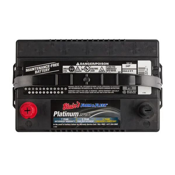 Blain's Farm & Fleet Platinum Automotive Battery, Group Size 34