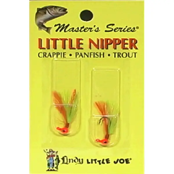 Lindy Little Nipper Jig - Chartreuse Orange - 1/64 oz