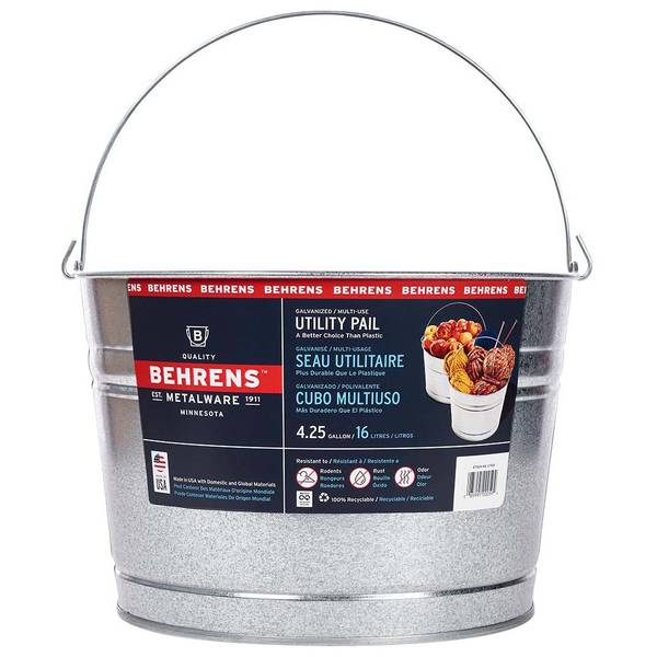 Behrens Galvanized Sheet Utility Tub C17GS Blain's Farm & Fleet