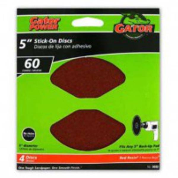 Photo of 5" Stick - On Sandpaper Disc 4 Pack