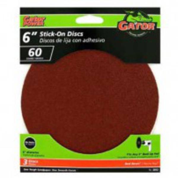 Photo of 6" Stick - On Sandpaper Disc 3 Pack