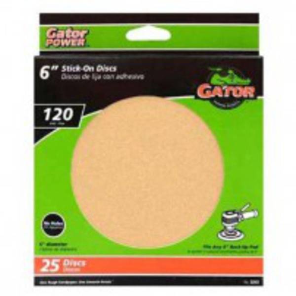 Photo of 6" Stick - On Sandpaper Disc 25 Pack