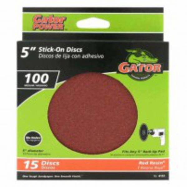Gator 5" Stick On Sandpaper Disc 15 Pack, 100 4151 Blain's Farm