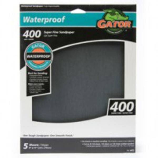 Gator Silicon Carbide Waterproof Sanding Sheet 5 Pack - 4472